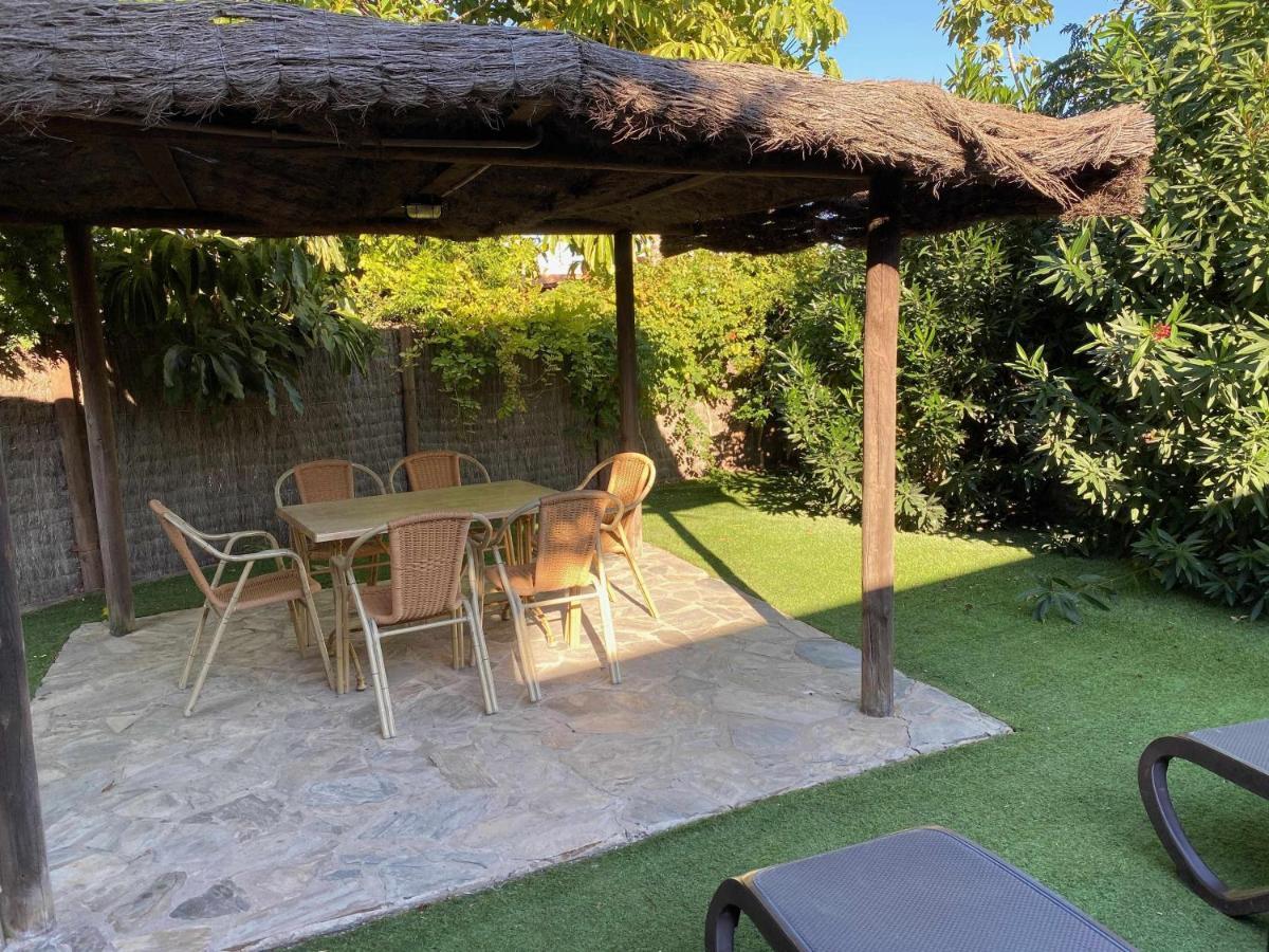 Casa Bungalows Con Jardin Privado Y Piscina Compa Cádiz Eksteriør billede