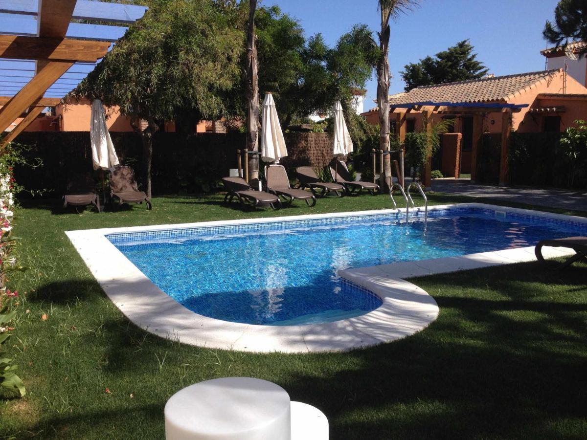 Casa Bungalows Con Jardin Privado Y Piscina Compa Cádiz Eksteriør billede